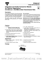 TFDU5107-TR3 datasheet pdf Vishay