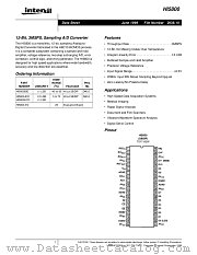 HI5800-EV datasheet pdf Intersil