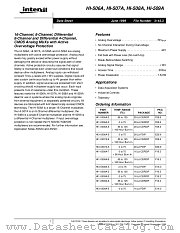 HI1-0509A-5 datasheet pdf Intersil