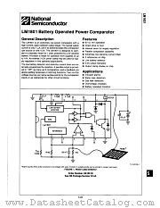 LM1801 datasheet pdf National Semiconductor