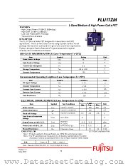 FLU17ZM datasheet pdf Fujitsu Microelectronics