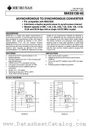 MAS9138 datasheet pdf Micronas