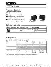 EE-SY169A datasheet pdf Omron