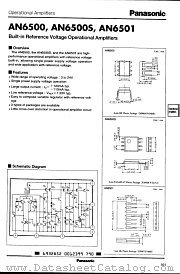 AN6500S datasheet pdf Panasonic
