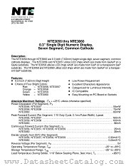 NTE3057 datasheet pdf NTE Electronics