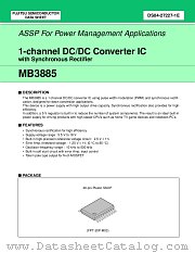 MB3885PFV datasheet pdf Fujitsu Microelectronics