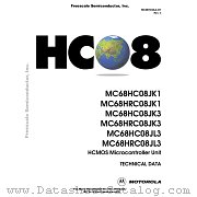 MC68H(R)C08JL3 datasheet pdf Motorola