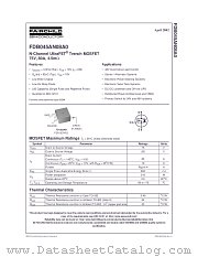 FDB045AN08 datasheet pdf Fairchild Semiconductor