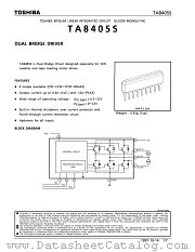 TA8405 datasheet pdf TOSHIBA