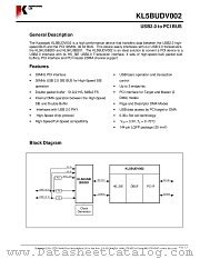 KL5BUDV002 datasheet pdf Kawasaki LSI