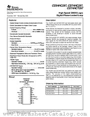 CD74HCT297EE4 datasheet pdf Texas Instruments