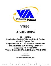 VT8501 datasheet pdf VIA Technologies
