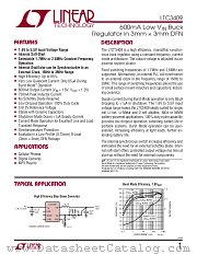 LTC3409EDD datasheet pdf Linear Technology