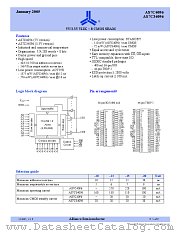 AS7C4096-20TI datasheet pdf Alliance Semiconductor