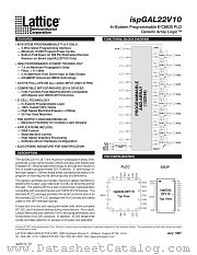 ISPGAL22V10 datasheet pdf Lattice Semiconductor