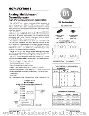 MC74LVXT8051DT datasheet pdf ON Semiconductor