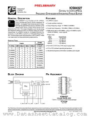 ICS84327AMT datasheet pdf Integrated Circuit Systems