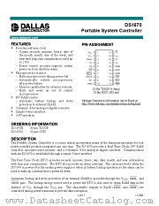 DS1670S datasheet pdf MAXIM - Dallas Semiconductor