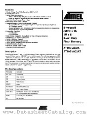 AT49BV802A-70CI datasheet pdf Atmel