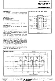 M74LS96P datasheet pdf Mitsubishi Electric Corporation