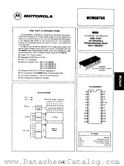 MCM68766 datasheet pdf Motorola