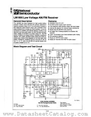 LM1866N datasheet pdf National Semiconductor
