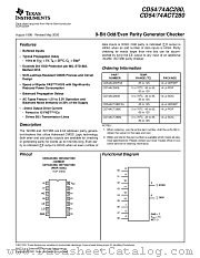 CD74AC280M96E4 datasheet pdf Texas Instruments
