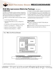WED3C7410E16M-400BX datasheet pdf White Electronic Designs