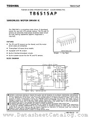 TB6515 datasheet pdf TOSHIBA