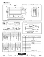 HDM16216L-B datasheet pdf HANTRONIX