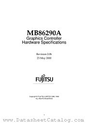 MB86290A datasheet pdf Fujitsu Microelectronics