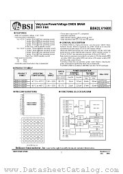 BS62LV1600EI datasheet pdf Brilliance Semiconductor