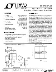 OP-270AJ8 datasheet pdf Linear Technology