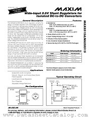 MAX8515AE_K datasheet pdf MAXIM - Dallas Semiconductor