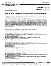 MC68HC711EA9 datasheet pdf Motorola