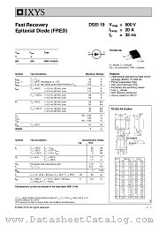 DSEI19-06 datasheet pdf IXYS Corporation