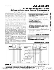MAX3171CAI datasheet pdf MAXIM - Dallas Semiconductor