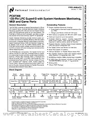 PC87366-XXX/VLA datasheet pdf National Semiconductor