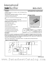 IRIS-G5653 datasheet pdf International Rectifier
