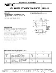 NE69039-T1 datasheet pdf NEC