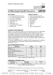 NRF401-IC datasheet pdf etc