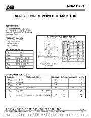 MRA1417-6H datasheet pdf Advanced Semiconductor