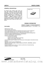 KS7314 datasheet pdf Samsung Electronic