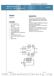 PECL_RX datasheet pdf Austria Mikro Systems