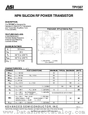 TPV387 datasheet pdf Advanced Semiconductor