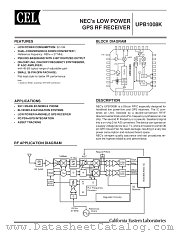 UPB1008K datasheet pdf NEC