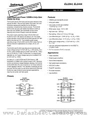 EL2244CS-T13 datasheet pdf Intersil