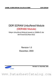 M368L6423ETM-CC5 datasheet pdf Samsung Electronic
