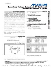 MAX5202AEUB datasheet pdf MAXIM - Dallas Semiconductor