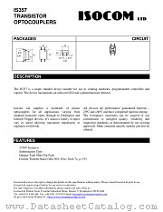 IS357 datasheet pdf ISOCOM